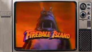 FIREBALL ISLAND Board Game by Milton Bradley Commercial