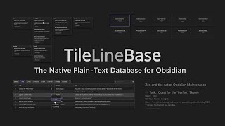 TileLineBase: The Native Plain-Text Database for Obsidian
