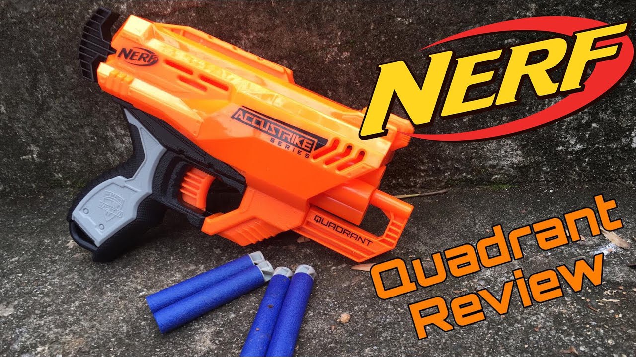 Honest Nerf Review: Nerf Quadrant (Accustrike Revolver) - YouTube