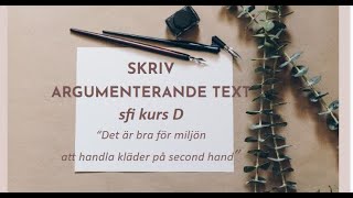 Argumenterande Text Handla På Second Hand
