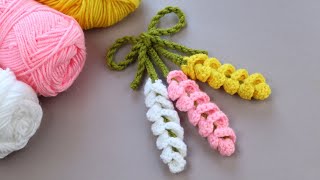 : how to crochet lavender flower