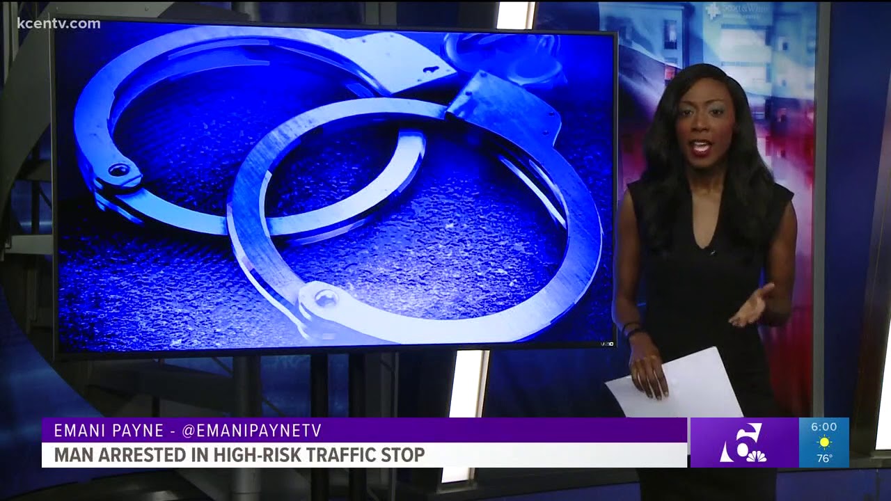 Man arrested in high-risk traffic stop - YouTube