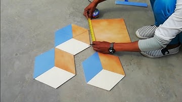 How to 3D cube tile design