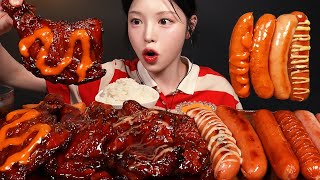 Download Lagu Barbecue Chicken with Frank Sausages Mukbang ASMR MP3 Download Lagu Barbecue Chicken with Frank Sausages Mukbang ASMR MP3