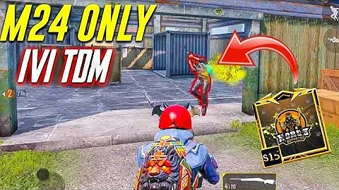 1v1 M24 challenge with conqueror player 😮