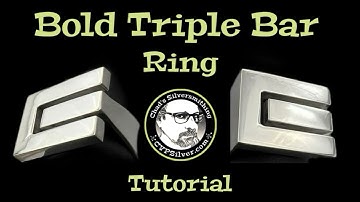 Make a Bold Triple Bar Ring: A Silversmithing Tutorial