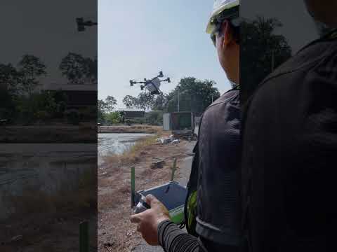 Smart rice seeding with DJI T100