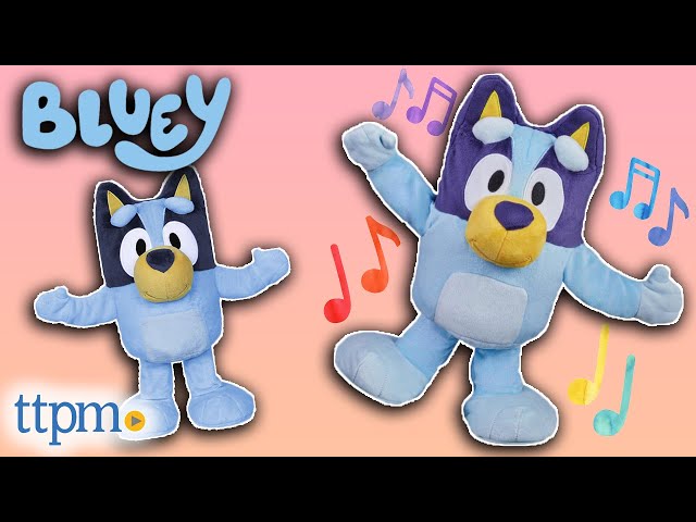 Bluey Dance & Play Animated Plush from Moose Toys Review! 