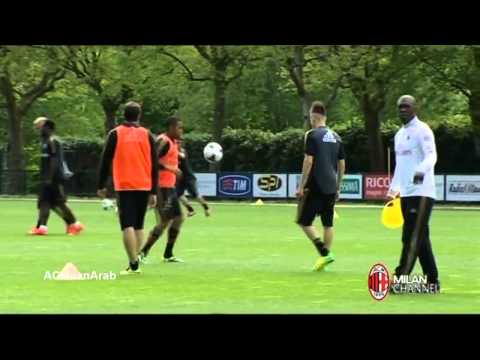 Robinho vs El Shaarawy in training