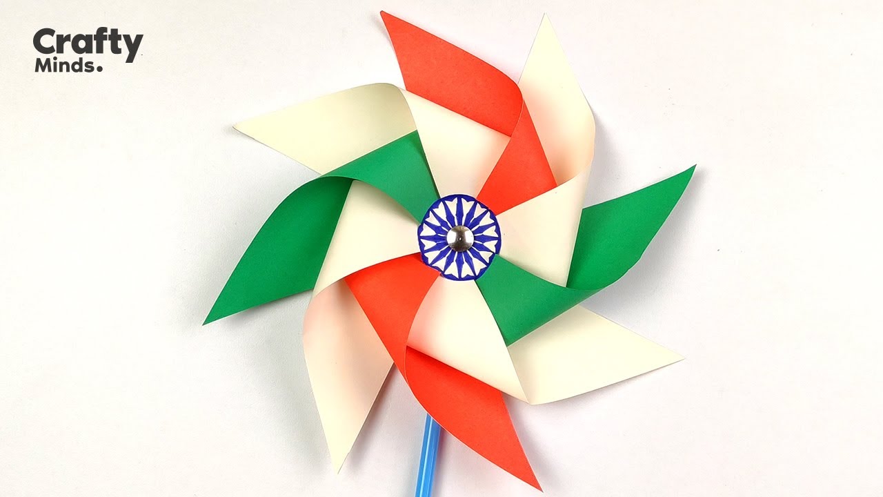 Step-by-Step Paper Windmill Tutorial: Create Your Own Tri Color ...