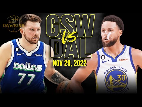 Golden State Warriors vs Dallas Mavericks Full Game Highlights | Nov 29, 2022 | FreeDawkins