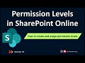 Permission Levels in SharePoint Online | SharePoint Permission Levels Explained | SharePoint Online