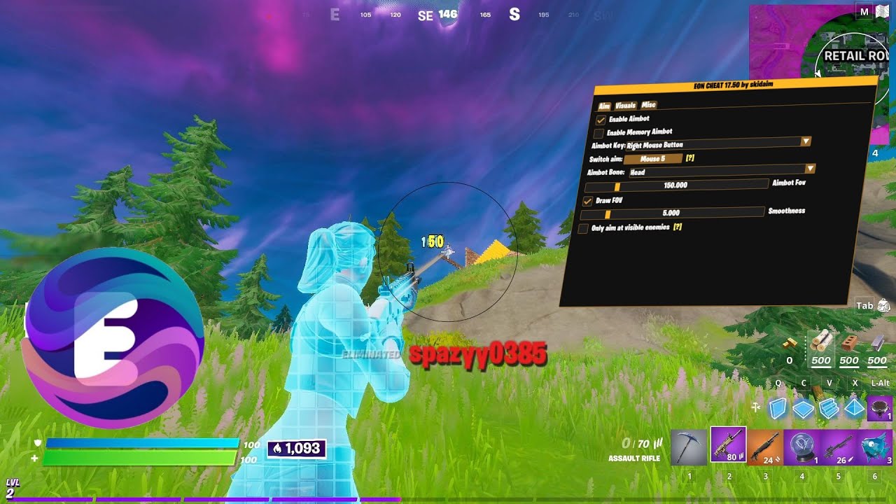 CHEATING in PROJECT EON! (Fortnite 17.50)