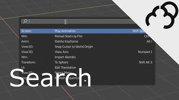 Blender 2.8 - Search