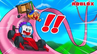 BABY DEL DAN MOCIL BALAPAN PROSOTAN PAKE MOBIL F1 DI PROSOTAN TERPANJANG DI ROBLOX!!