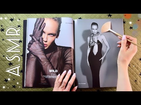 видео: АСМР, листаю FASHION журнал, близкий шепот, мурашки / ASMR,  magazine