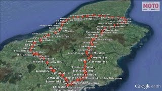 Isle of Man TT Racetrack on Google Earth