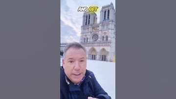 A leap in Paris, for a photo-shoot at Notre-Dame. My AI landscape presets gave a super nice result!