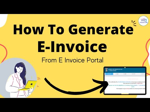 How To Generate E Invoice in GST | how to Create E Invoice in GST portal