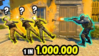 1 in a 1,000,000 SATISYFING MOMENTS! - CS:GO BEST ODDSHOTS #715