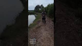 casting menggunakan umpan casting WTD pencil 8cm, dapat Barramundi #fishing #mancing #casting
