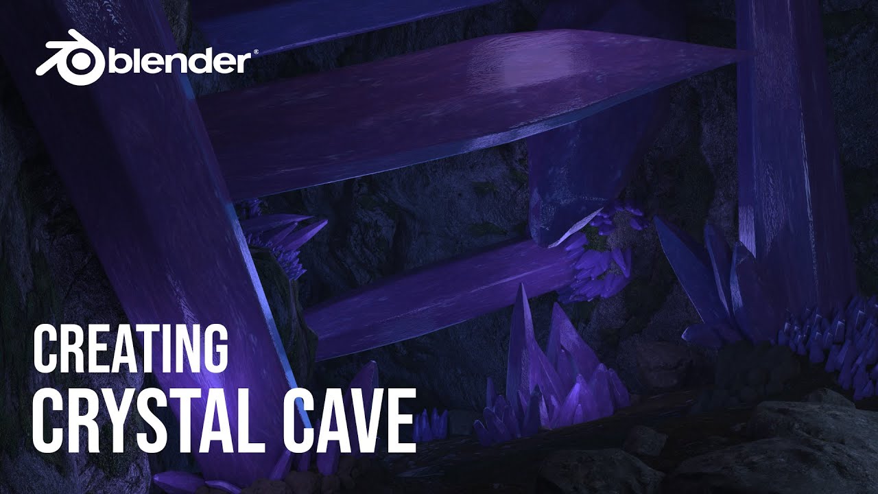 Creating Crystal Cave In Blender