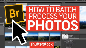 How To Batch Process Photos In Adobe Bridge | Shutterstock Tutorials