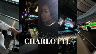TRAVEL VLOG 72HRS IN CHARLOTTE Nightlife Hornets Game NASCAR Hall of Fame House of Bo more