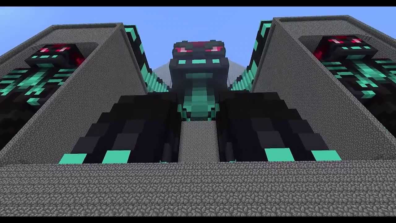 minecraft - giant deceptibonk statue - YouTube