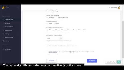 How do I create an alert for all products with the same stock threshold? | Merchbees Low Stock Alert