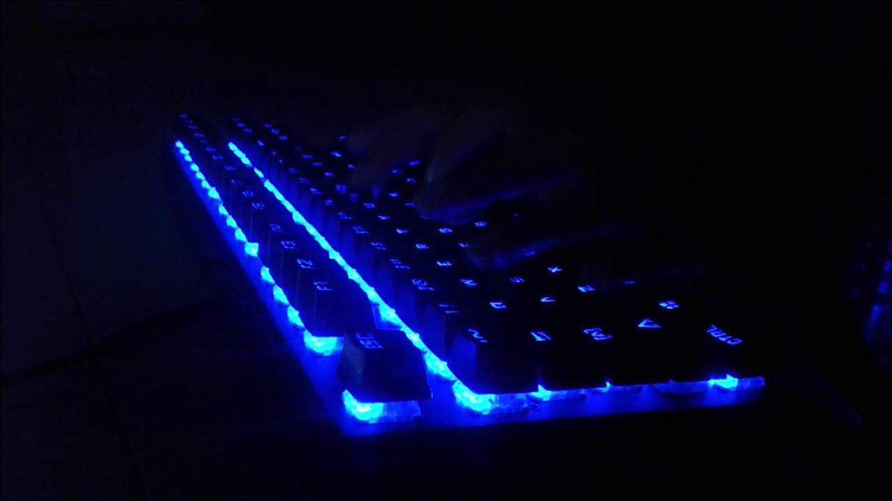 Kailh Blue Mechanical Switch Sound Test Imperion Mech 7 RGB Keyboard