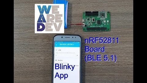 [nRF52811] nRF Blinky App test with nRF52811 board(BLE 5.1)