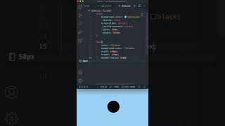 How To Create A Circle Using CSS #Shorts
