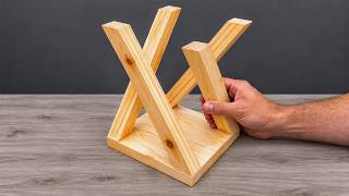 Very Few Woodworkers Know How to Make This Unique Wooden Stool to Sell!