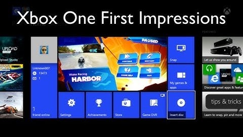 Xbox One First Impressions and Kinect Voice Commands Demo