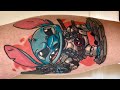 Neo Traditional Stitch Tattoo Time Lapse