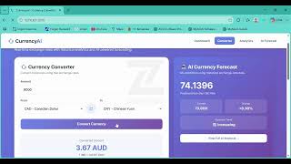 Ai Ml Currency Converter Output