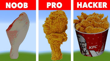 Pixel Art Chicken NOOB VS PRO VS HACKER І Minecraft