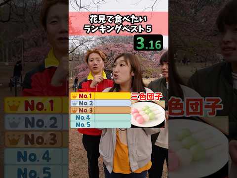 プリッとChannel【花見で食べたいベスト5当てろ】