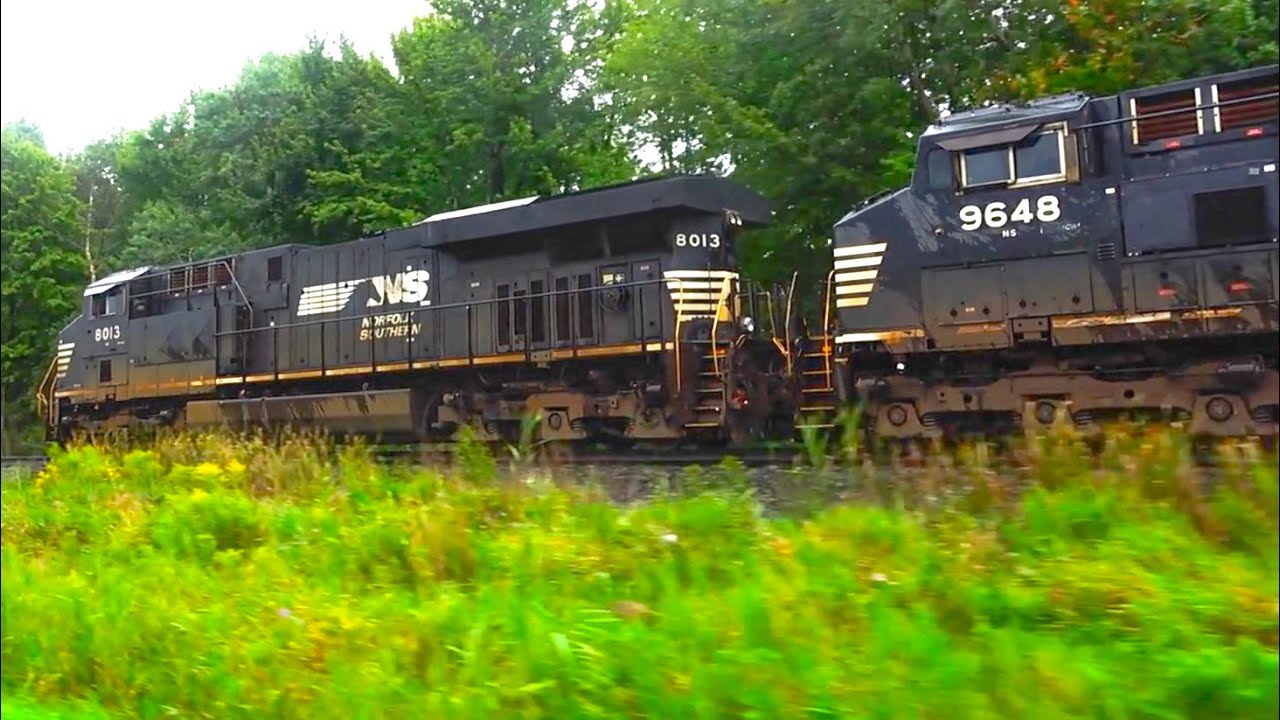 Chasing A Norfolk Southern Freight Train! Tank Car Wobbling On CSX