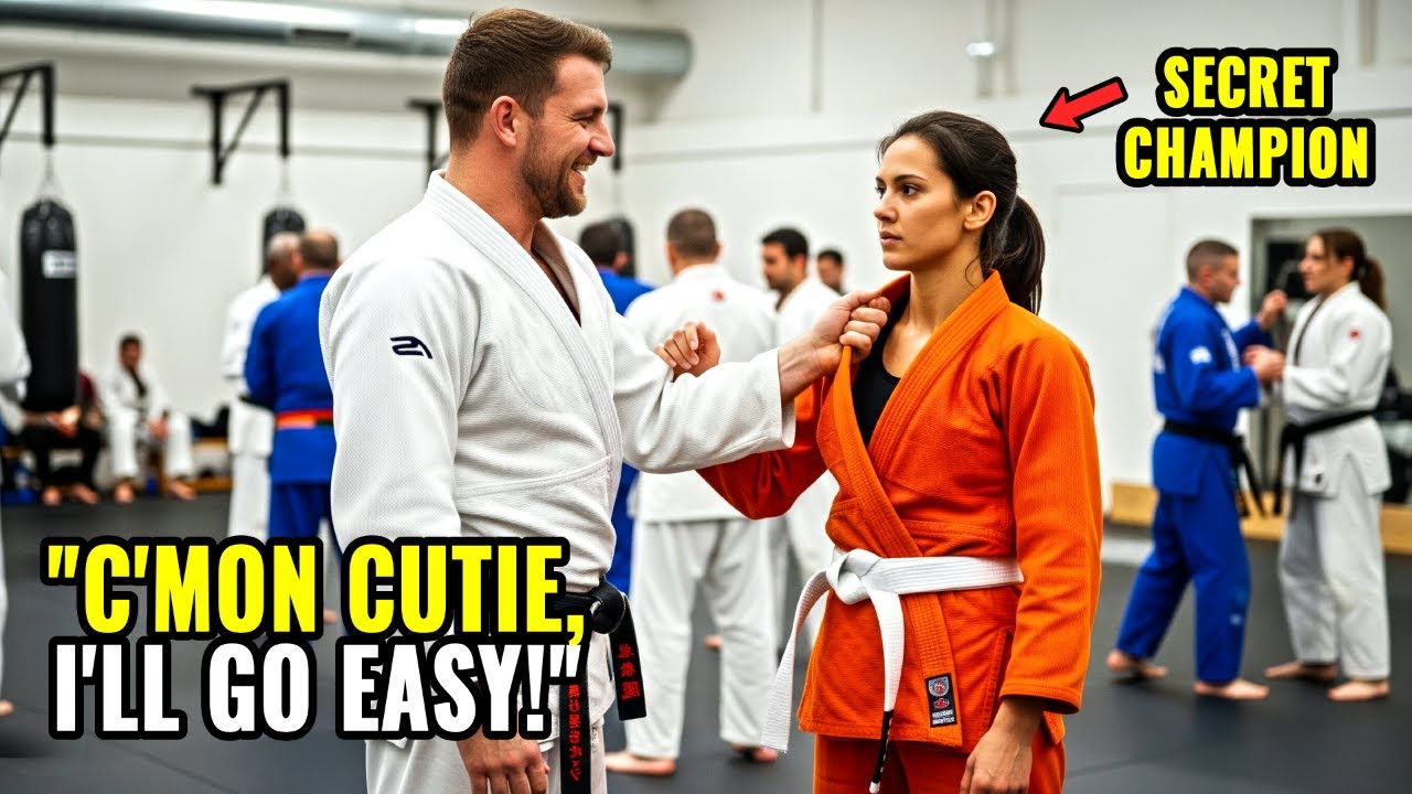 Black Belt Asked Her To Spar 