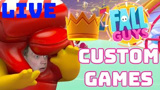 AWESOME FALL GUYS CUSTOM GAMES COME AND JOIN! LIVE