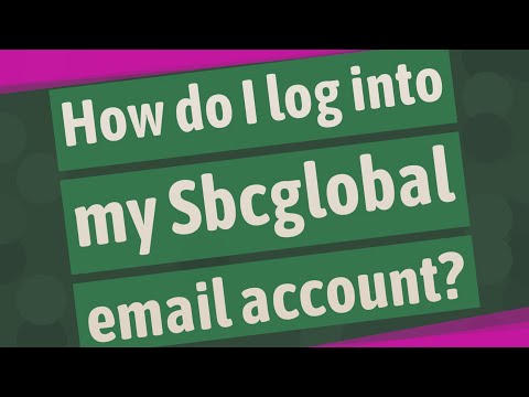 How do I log into my Sbcglobal email account?