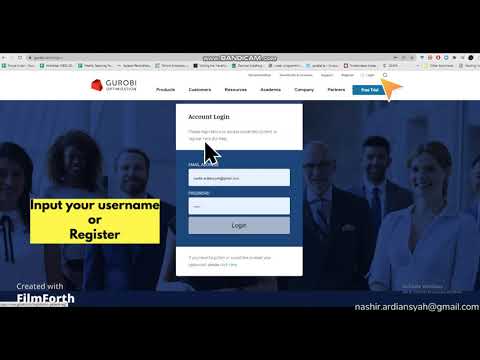 Obtaining Gurobi Academic License