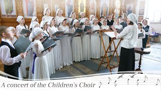 Children's Choir of St. Elisabeth Convent performing in Saint Petersburg