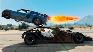ВЗЛЕТАЕМ С ПОМОЩЬЮ МАШИНЫ РАМПЫ В GTA ONLINE (УГАР, ЭПИК, БАГИ) #155 ВЗЛЕТАЕМ С ПОМОЩЬЮ МАШИНЫ РАМПЫ В GTA ONLINE (УГАР, ЭПИК, БАГИ) #155