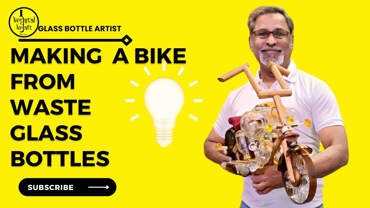 How To Glass Bottle Bike Waste Out Of Your Best DIY Bottle Craft how-to-glass-bottle-bike-waste-out-of-your-best-diy-bottle-craft