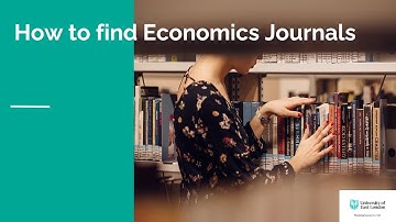 How to find Economics Journals