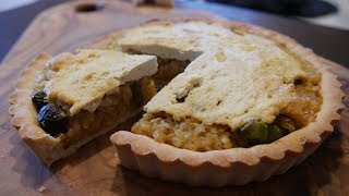 玄米キッシュの作り方（How to make a brown rice quiche）