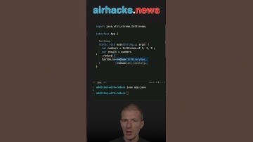 Addition With Stream.reduce() #java #shorts #coding #airhacks